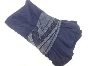 正絹　絞り変わり菱模様男物兵児帯